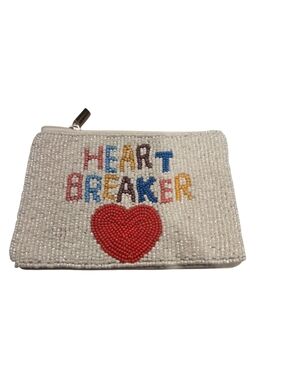 Beaded 'Heart Breaker' Pouch